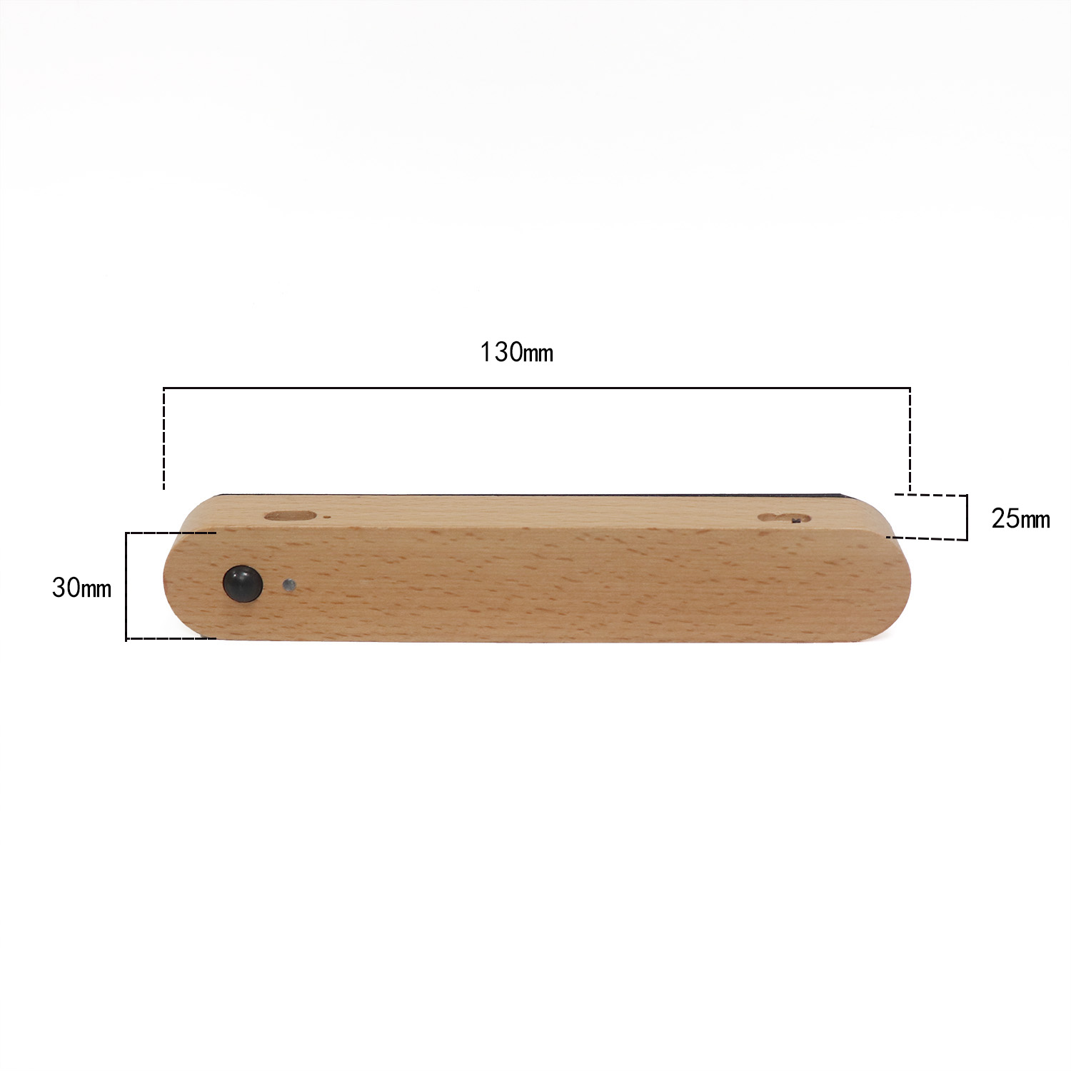 木製ミラーフロントライトUSB磁気センサーの壁の照明