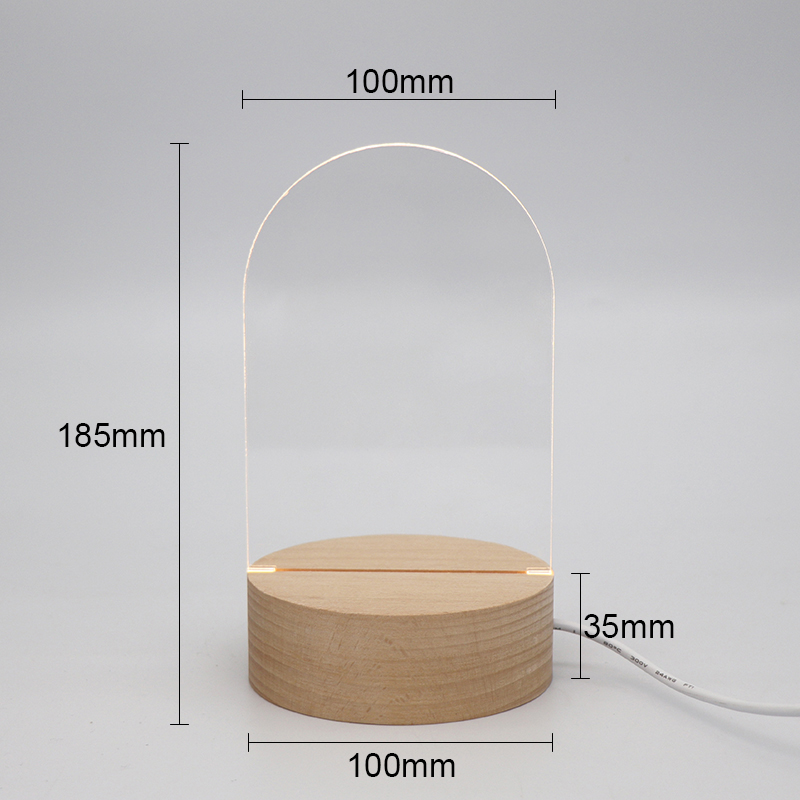 アーチ形状diyアクリルナイトライト