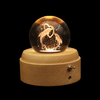 音楽箱付きの3Dシーアニマルクリスタルボールナイトランプ