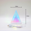 三角形の3DイリュージョンアクリルLEDランプ